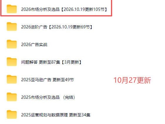 2026亚马逊跨境电商实战教程-更新1027，从市场分析、AI智能选品到广告投放、店铺运营及盈利增长全流程教学|一人科技OPC聚合软件