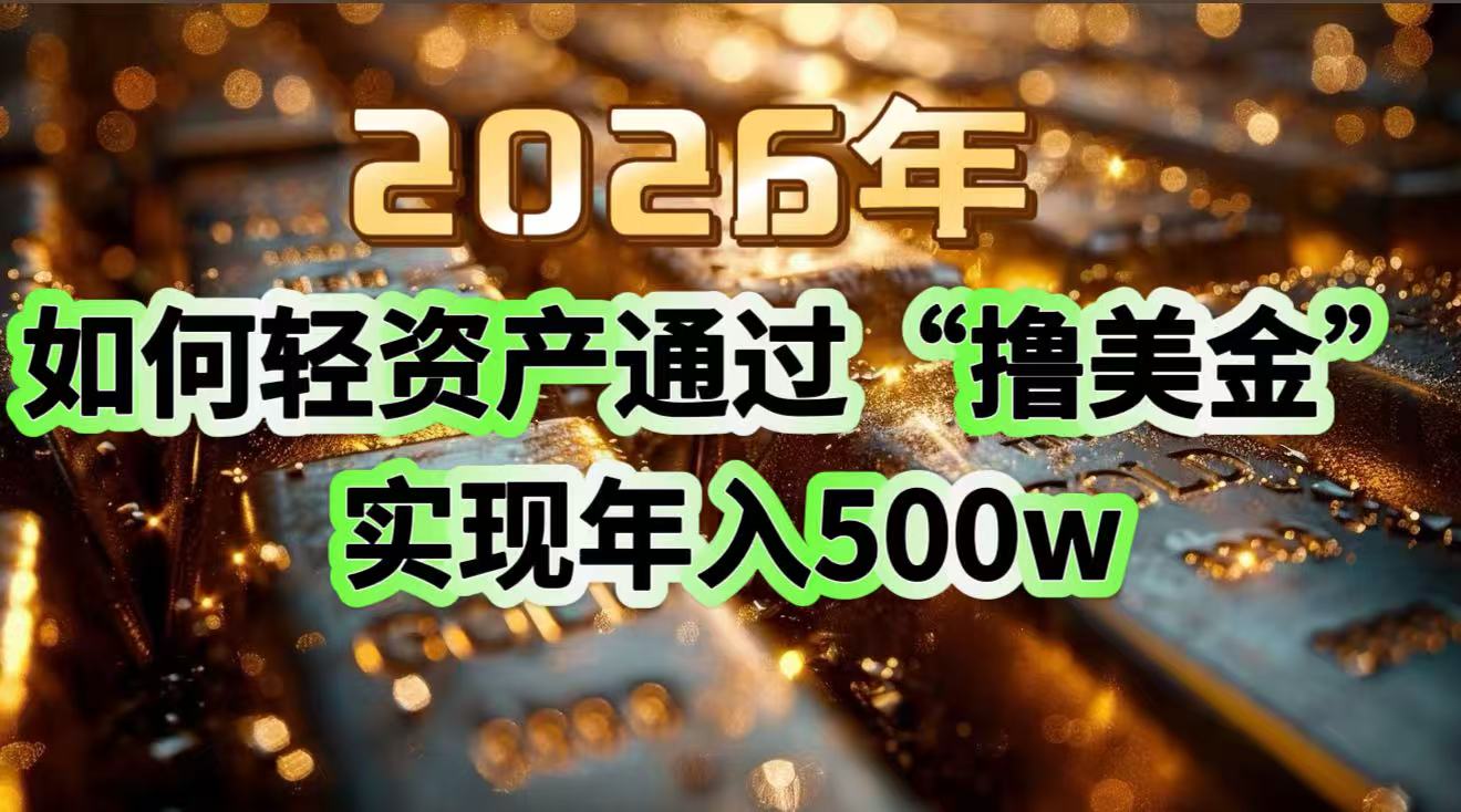 2026年如何轻资产通过“撸美金”实现年入500w|HOOK协议网