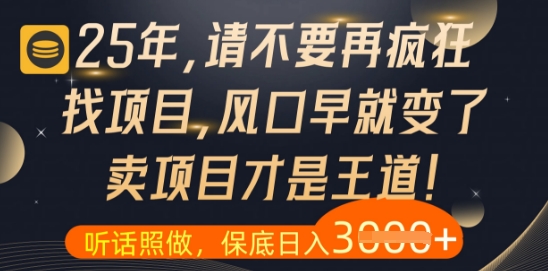 什么？25年你还在疯狂找项目做，醒醒吧，看完这些你全都懂了【揭秘】|HOOK协议网