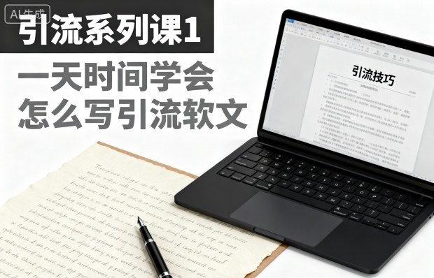 引流系列课1，一天时间学会怎么写引流软文|HOOK协议网