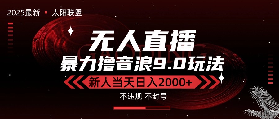 最新抖音无人直播撸音浪独家9.0玩法，防封智能黑科技，新手当天日入2000+|HOOK协议网