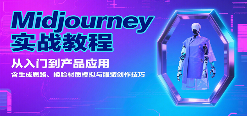 Midjourney实战教程：从入门到产品应用，含生成思路、换脸材质模拟与服装创作技巧|HOOK协议网