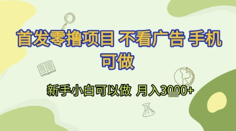 首发零撸项目 不看广告 手机可做 新手小白可以做  月入3k+【揭秘】|HOOK协议网