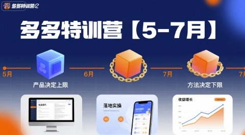 多多特训营【5-7月】产品决定上限，方法决定下限，各种玩法技巧落地实操|HOOK协议网