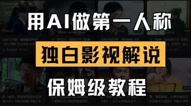 用AI做第一人称独白影视解说，手把手教学，保姆级教程|HOOK协议网