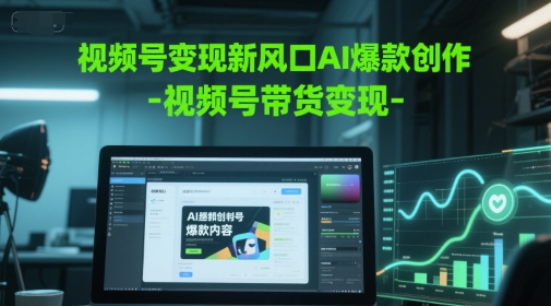 视频号变现新风口AI爆款创作-视频号带货变现|HOOK协议网
