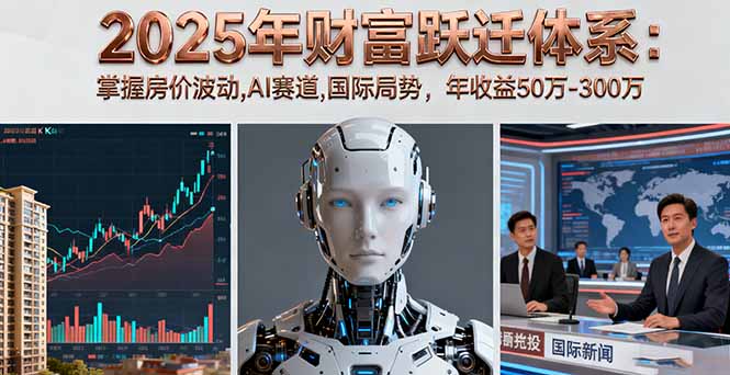 2025年财富跃迁体系：掌握房价波动,AI赛道,国际局势，年收益50万-300万|HOOK协议网