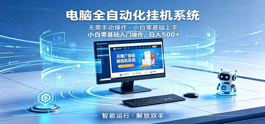 智能广告挂机无需值守，小白上手轻松实现每日增收|一人科技公司导航