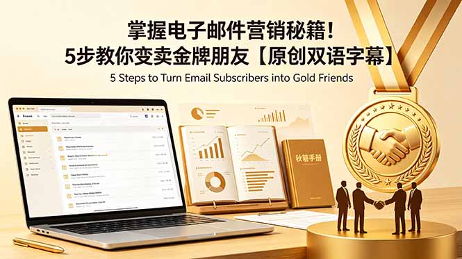 掌握电子邮件营销秘籍！5步教你变卖金牌朋友【原创双语字幕】|一人科技公司导航