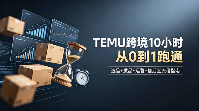 想做TEMU跨境但不知从何下手？选品+发品+运营+售后，10小时从0到1跑通|一人科技公司导航