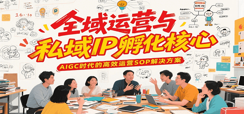 全域运营与私域IP孵化核心，AIGC时代的高效运营SOP解决方案|HOOK协议网