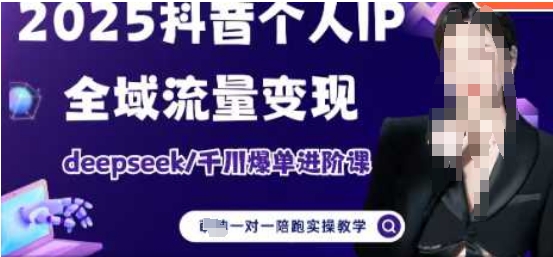 2025个人IP短视频带货(进阶版)全域流量变现，deepseek千川爆单进阶课|HOOK协议网