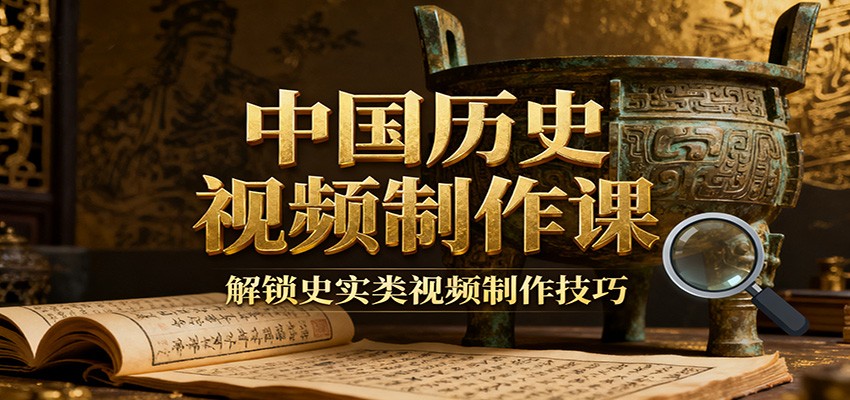 中国历史视频制作课：疆域地图集+参考文案+练习素材，解锁史实类视频制作技巧|HOOK协议网