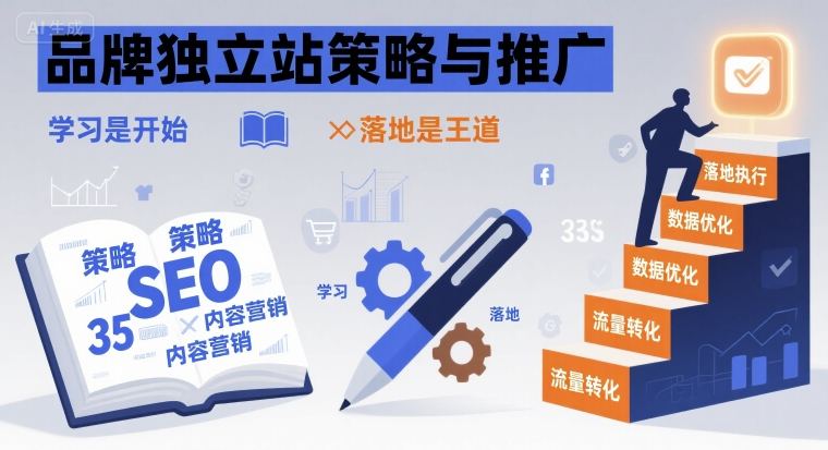 品牌独立站策略与推广，学习是开始，落地是王道|HOOK协议网