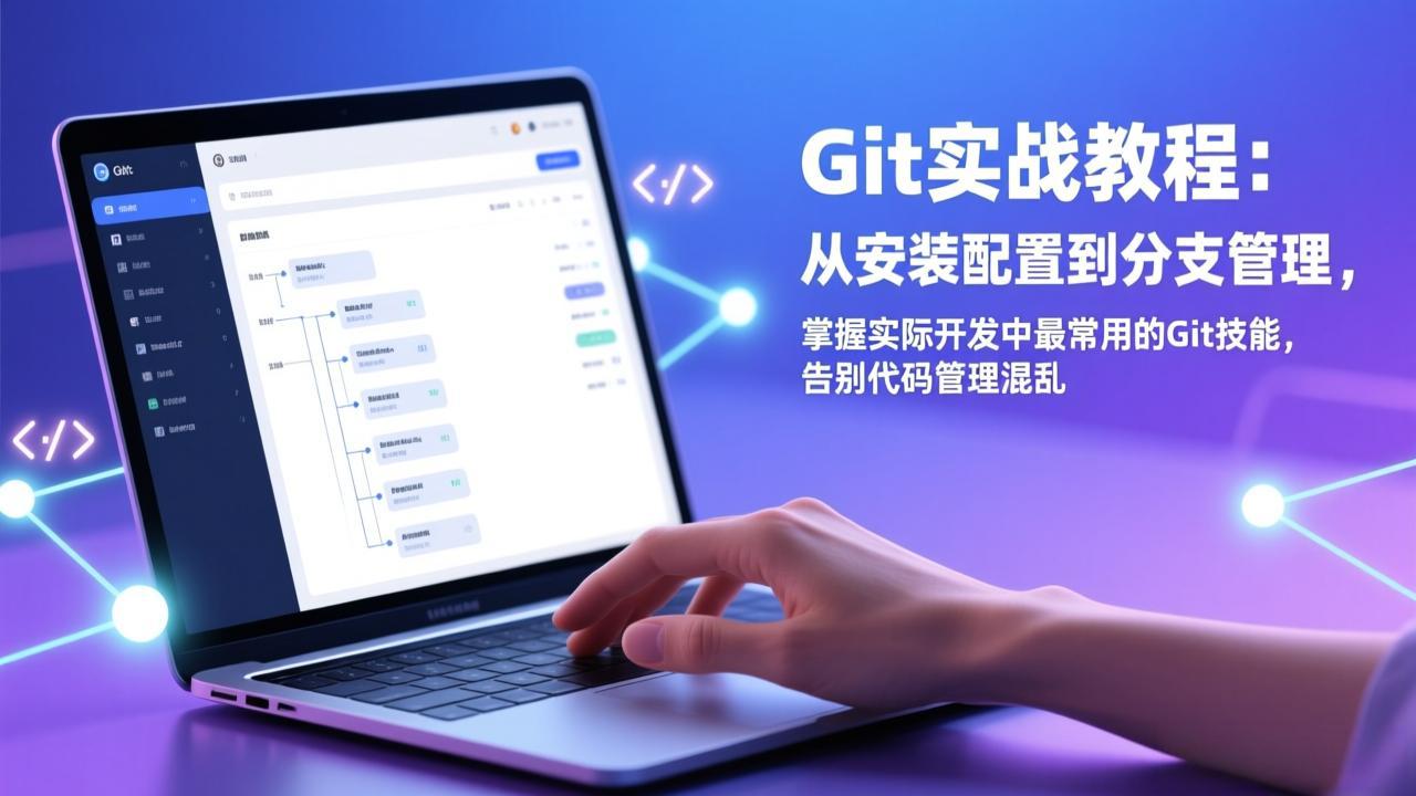 Git实战教程：从安装配置到分支管理，掌握实际开发中最常用的Git技能，告别代码管理混乱|协议软件打粉软件