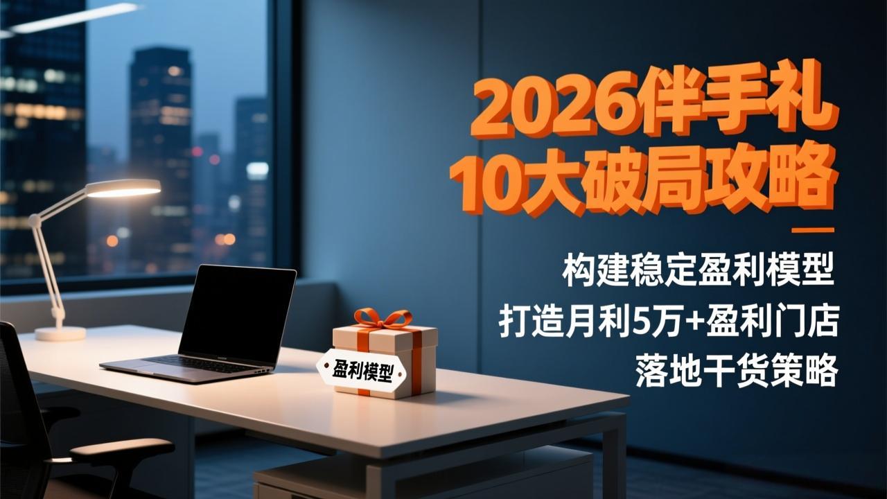 2026伴手礼10大破局攻略：构建稳定盈利模型，打造月利5万+盈利门店，落地干货策略|HOOK协议网