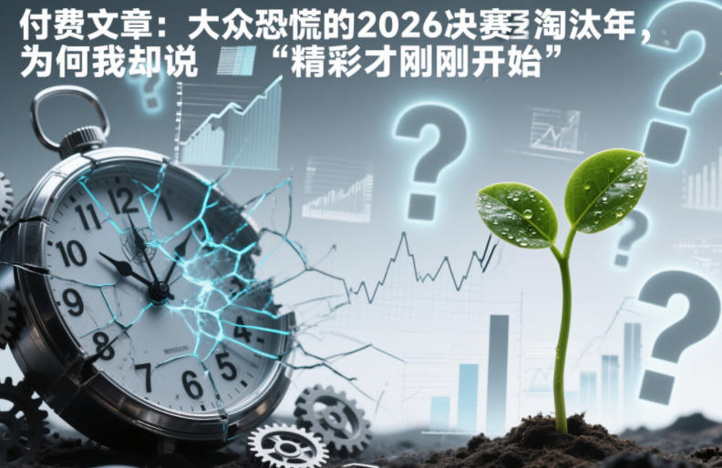 付费文章：大众恐慌的2026决赛淘汰年，为何我却说“精彩才刚刚开始”？|HOOK协议网