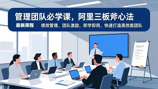 管理团队必学课，阿里三板斧心法、绩效管理、团队激励，即学即用，快速打造高效能团队|HOOK协议网