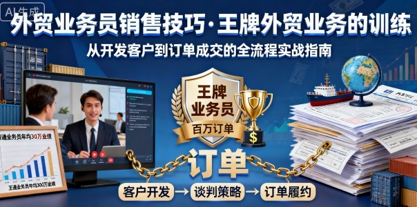 外贸业务员销售技巧，王牌外贸业务的训练|HOOK协议网