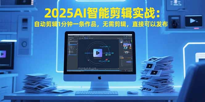 2025AI智能剪辑实战：自动剪辑1分钟一条作品，无需剪辑，直接可以发布|HOOK协议网