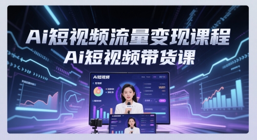 Ai短视频流量变现课程，Ai短视频带货课|HOOK协议网