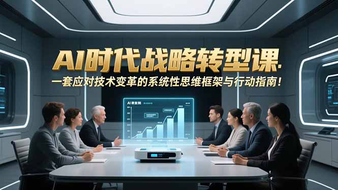 AI时代战略转型课：一套应对技术变革的系统性思维框架与行动指南！|HOOK协议网