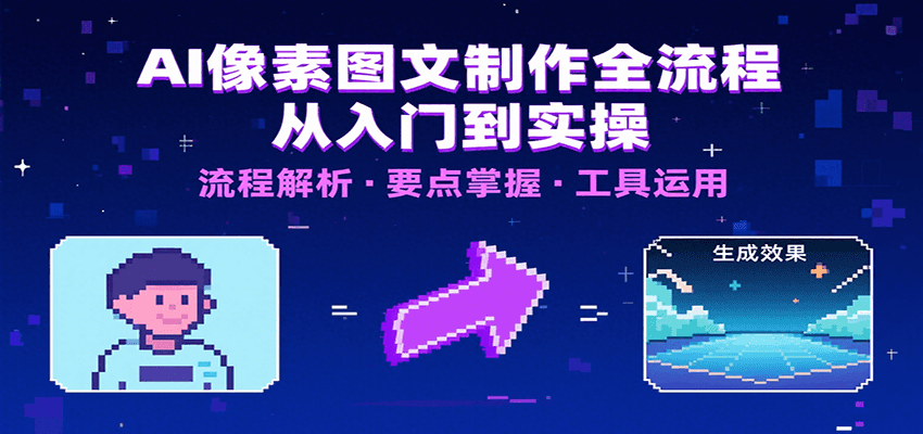 AI像素图文制作全流程：内容要点、文案选择及所用工具，助你快速入局|HOOK协议网