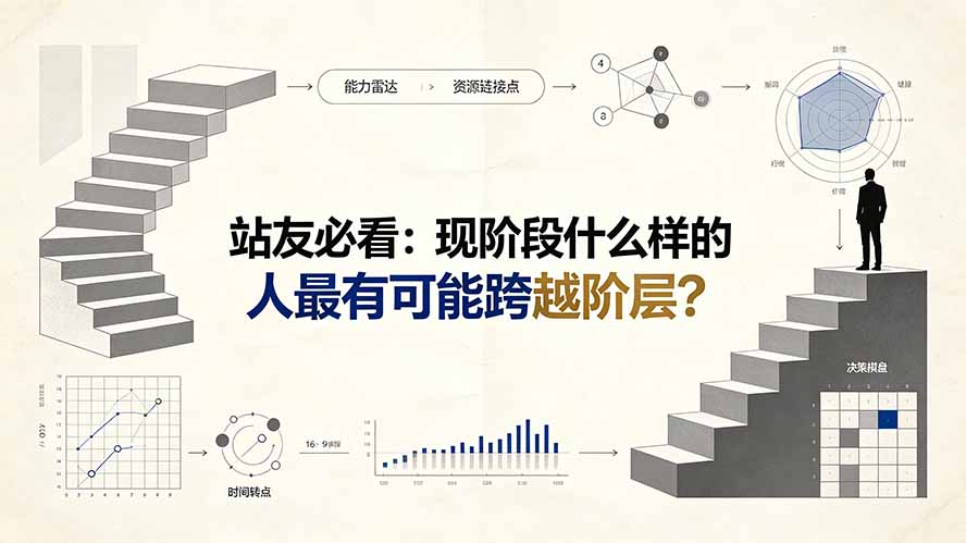付费文章：站友必看：现阶段什么样的人最有可能跨越阶层?|一人科技OPC聚合软件