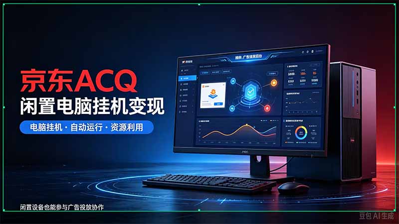 京东ACQ是什么？闲置电脑挂机采集项目拆解|一人科技OPC聚合软件