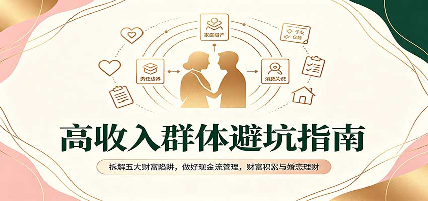 高收入群体避坑指南：拆解五大财富陷阱，做好现金流管理，财富积累与婚恋理财|一人科技OPC聚合软件