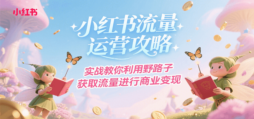 小红书流量运营攻略，实战教你利用野路子获取流量进行商业变现|HOOK协议网