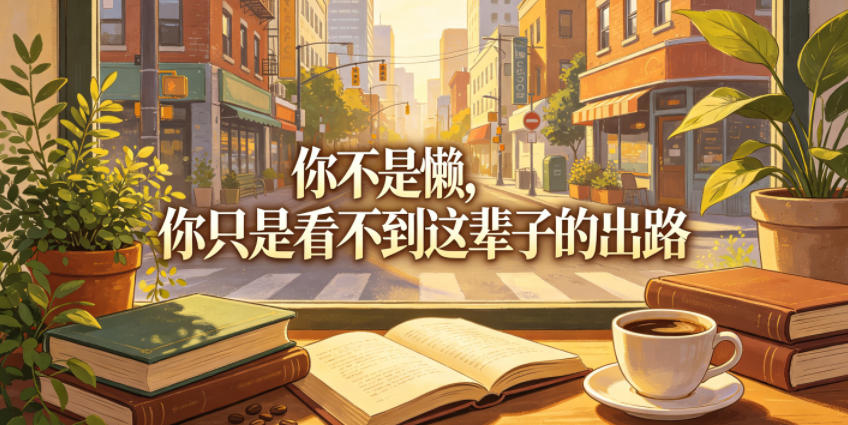 付费文章：你不是懒，你只是看不到这辈子的出路|一人科技公司导航