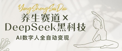 养生赛道+DeepSeek黑科技：AI数字人全自动变现，小白也能月入过W|HOOK协议网
