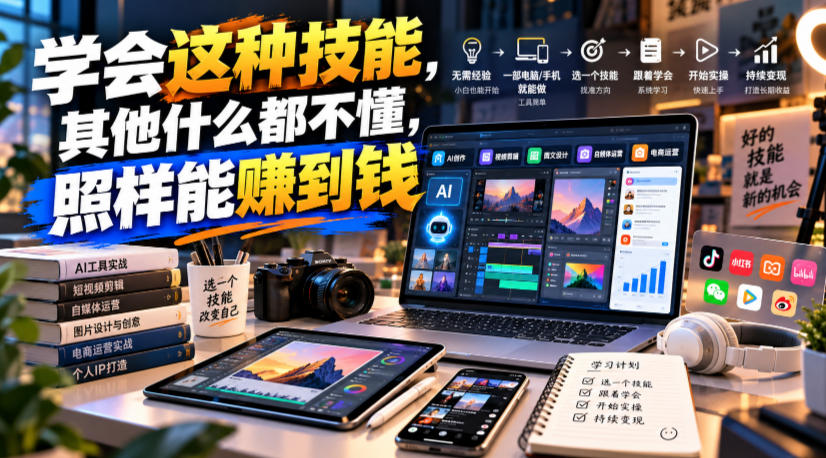 某公众号付费文章：学会这种技能，其他什么都不懂，照样能賺到钱|一人科技OPC聚合软件