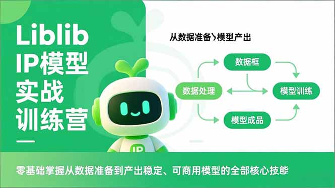 Liblib IP模型实战训练营，零基础掌握从数据准备到产出稳定、可商用模型的全部核心技能|HOOK协议网