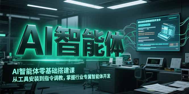 AI智能体零基础搭建课，从工具安装到指令调教，掌握行业专属智能体开发…|HOOK协议网