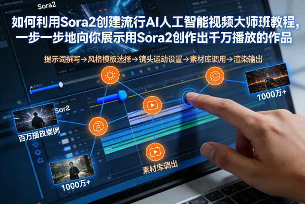如何利用Sora2创建流行AI人工智能视频大师班，一步一步地向你展示用Sora2创作出千万播放的作品|HOOK协议网