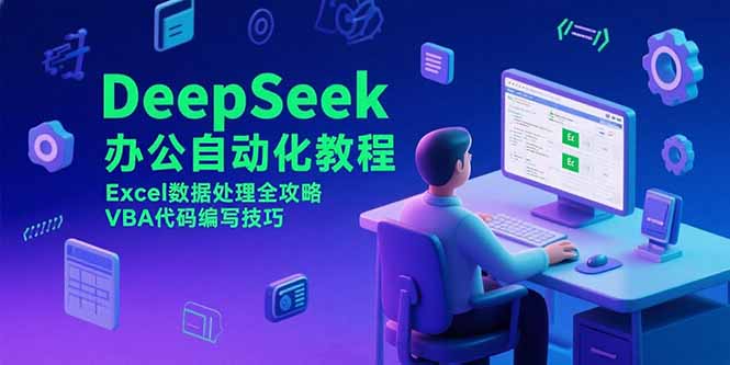 DeepSeek办公自动化教程，Excel数据处理全攻略，VBA代码编写技巧|HOOK协议网