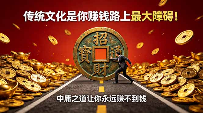 付费文章：传统文化是你赚钱路上最大障碍！中庸之道让你永远赚不到钱|一人科技公司导航