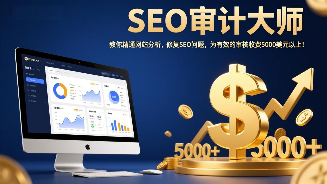 SEO审计大师：教你精通网站分析，修复SEO问题，为有效的审核收费5000美元以上！|协议软件打粉软件