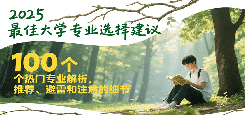 2025最佳大学专业选择建议，100个热门专业解析，推荐、避雷和注意的细节|HOOK协议网
