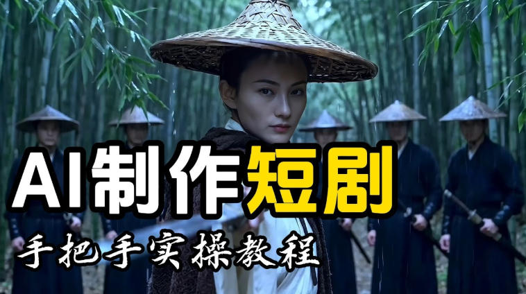 【保姆级手把手教程】AI短剧制作完整流程教学，从小白零基础到成片大神|一人科技OPC聚合软件