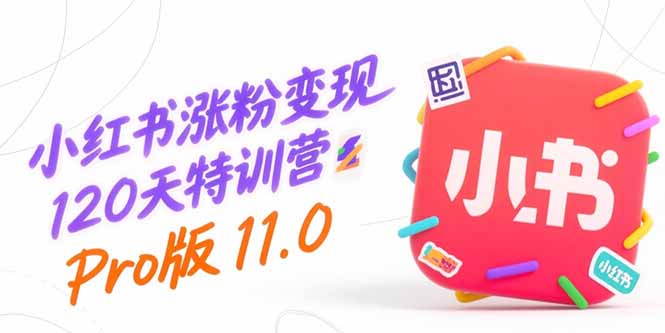 小红书涨粉变现120天特训营Pro版11.0：从0到1掌握平台运营,内容制作和变现|HOOK协议网
