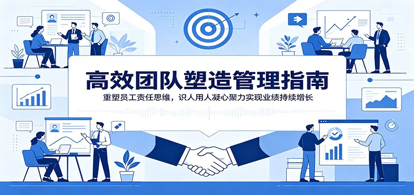 高效团队塑造管理指南：重塑员工责任思维，识人用人凝心聚力实现业绩持续增长|一人科技OPC聚合软件
