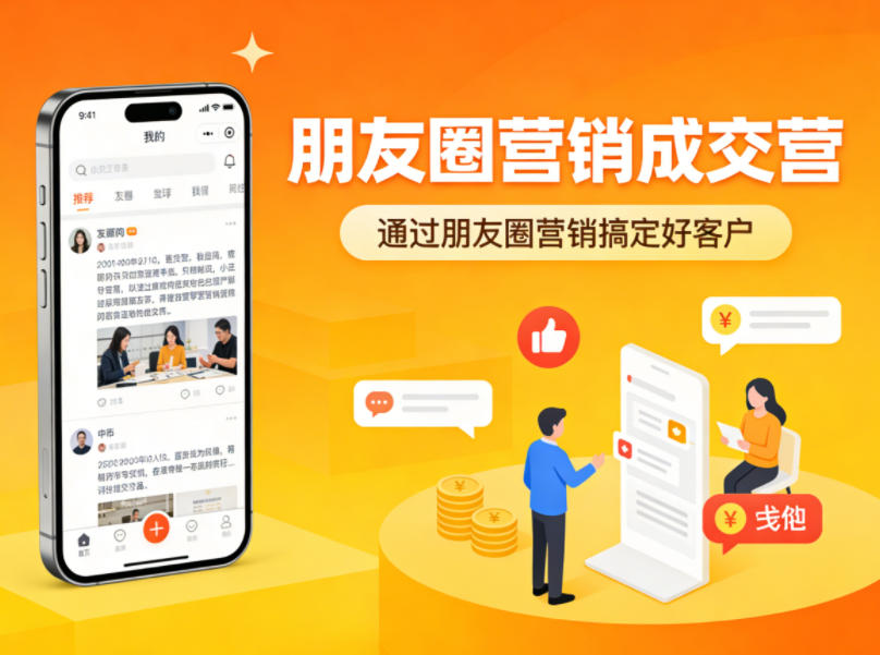 朋友圈营销成交营，通过朋友圈营销来搞定好客户|协议软件打粉软件