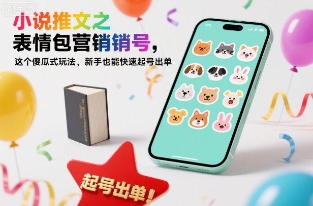 小说推文之表情包营销号，这个傻瓜式玩法，新手也能快速起号出单|HOOK协议网