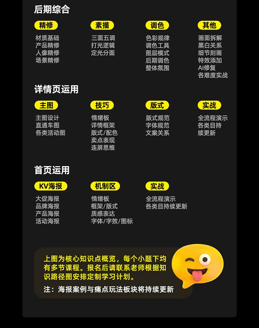 图片[4]|电商头等舱AI设计全能进阶2026新课：PS+即梦+Nano Banana+ComfyUI，从产品精修到详情页全案设计|一人科技OPC聚合软件