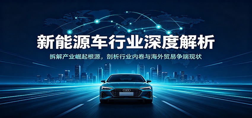新能源车行业深度解析：拆解产业崛起根源，剖析行业内卷与海外贸易争端现状|一人科技OPC聚合软件