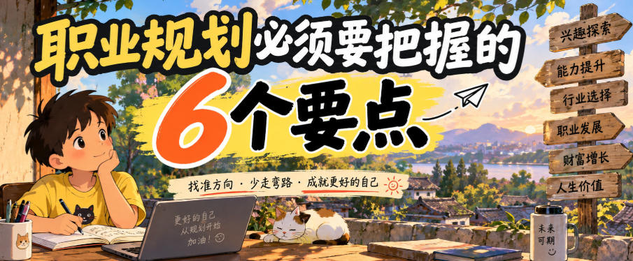付费文章：职业规划必须要把握的6个要点|一人科技OPC聚合软件