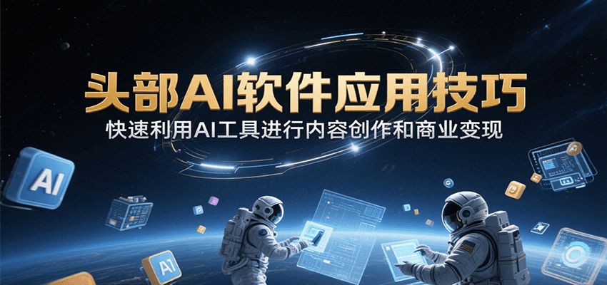 头部AI软件应用技巧，快速利用AI工具进行内容创作和商业变现|HOOK协议网